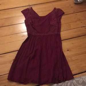 Maroon dress